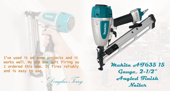 Makita AF635 15 Gauge Finish Nailer